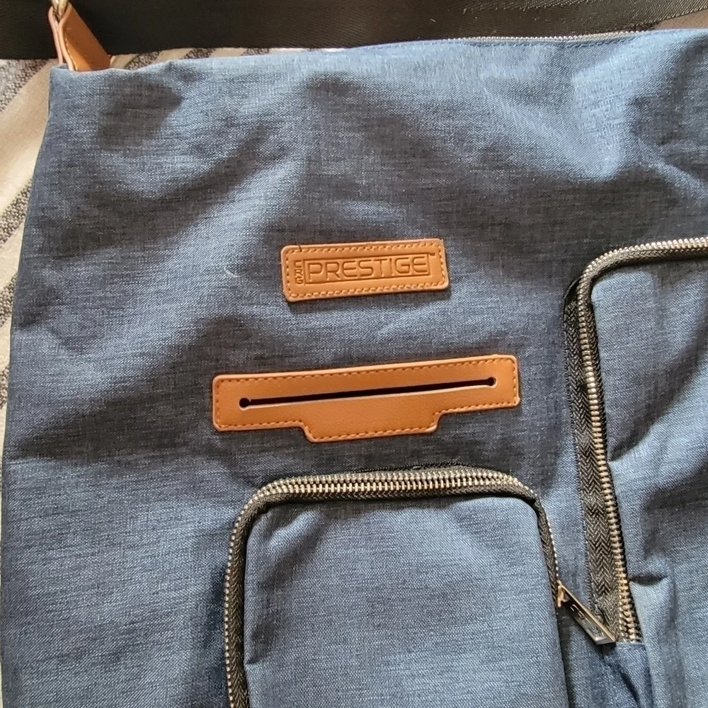 Crg Prestige bag, shoulder bag or backpack, denim blue